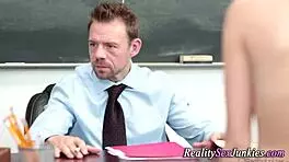 Little pornstar in reality scene with blonde teen 18+