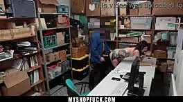 Teen suspect gets detained and taken to the backroom for a strip search