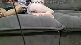 Homemade Teen With Natural Tits Gets Cunilingus On Big Ass Pussy