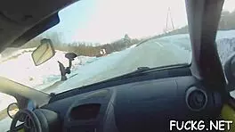 lad in spy glasses scores a rough blowjob from girl