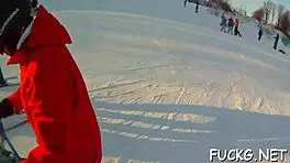 lad in spy glasses scores a rough blowjob from girl