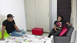 My boss asked me to seduce him in the interview, and I deepthroated his cock.