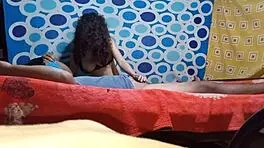 venezuelan couple enjoys party in rented room, showing natural big tits and fucking