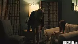 So this crazy petite teen got fucked hard in all tight holes.