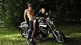 Fucking Outdoors With Stranger On Motorbike
