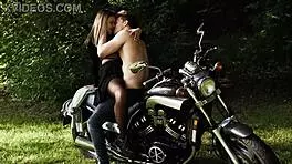 Fucking Outdoors With Stranger On Motorbike