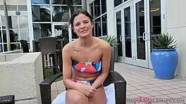 i convinced my bratty stepsis to ride me hard for a creampie