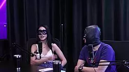 Got irritated because he called my boyfriend a cuckold in sheer red lingerie 😡