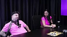 Got irritated because he called my boyfriend a cuckold in sheer red lingerie 😡