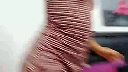 Hey, wanna see this sexy Colombian Latina dance in a skirt?