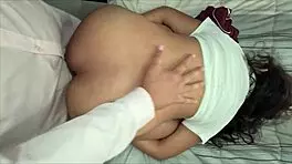 college girl bent over in office uniform