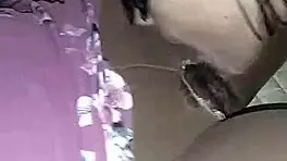 Petite Woman Joins Married Couple Gathering