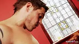 redhead milf mai bailey hints at tight asshole play in stockings