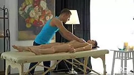 Lubed Up with Oil for Deep Anal Penetration Gives Bailey Chills of Pleasure!