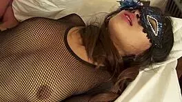 Young 18+ Beauty Strips in Lingerie for Boyfriend with Dirty Talk