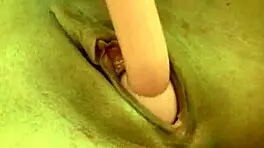 teen cutie explores solo play with toys