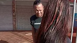 encounter with latina on university path