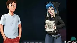 summertime saga episode with sexy super hero