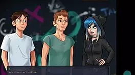 summertime saga episode with sexy super hero