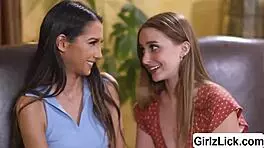 I feel the busty milf facesit petite teen in intense 69 lesbian threesome.