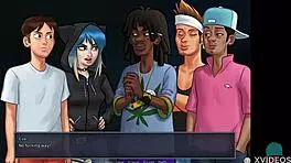 summertime saga episode with sexy super hero