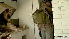 Hot Czech Model Fucks Outdoors for Food