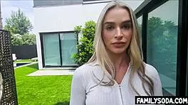 Concerned Stepdad Fucks Blonde Teen in Tight Ass