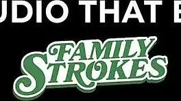 At the pajama party, the girl with glasses got her PUSSY POUNDED by her friend in a STRAPON DILDO.