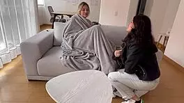 Hey, curing my stepsister's flu with hot sex and dirtying stepmom's new sofa 😏
