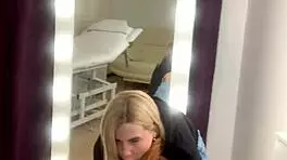 Two hot Russian hotties indulge in front of the camera, look at those juicy tits