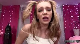 teen 18+ slut tiffany watson seduces her step dad in baddaddypov, bending over for doggystyle pussy pounding