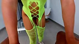 Pedi a Mi Amiga Timida Bailar Sobre Mi BBC y Su Culo Perfecto No Para