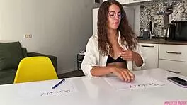 Massive Facial After Fucking Sexy Teacher