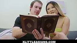 i'm lulu chu, asian teen, getting tutored by michael swayze, but he wants to fuck me