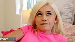 Horny babysitter Kiara Cole makes her boss's cock rock hard in reality scene