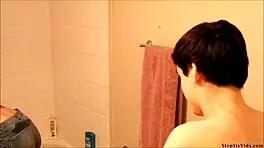 Step sister seduces in shower POV