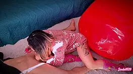 Teen Tattoo Feet Massage Leads To Cumshot