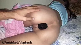 Got home and found her in the room with a plug in her ass, ready for anal fun! 😏