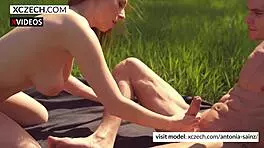 Czech teen 18+ gives a perfect blowjob to her partner