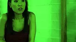 Stepdaughter caught fapping in the shed