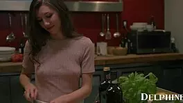 Maya Woulfe gets fucked by two big cocks!