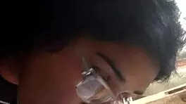 Allyson Knows How To Swallow Billy's Hard Cock!