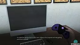 Boss wife flaunts her curvy tits for the game