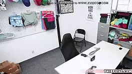 i watch this pretty blonde businesswoman get rough fucked bent over