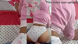 Girlfriend heads to nightclub for waitress job after private moment