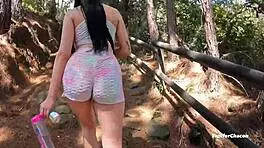 hot venezuelan caught fucking in colombian forest