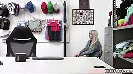 i watch this pretty blonde businesswoman get rough fucked bent over