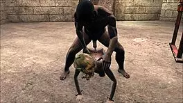 blonde teen charlotte in fallout 4 hentai scene