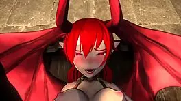 Succubus and Knights in Wild 3D Hentai Gangbang Uncensored 4K 60FPS