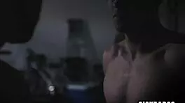 Crazy babe gets used by two friends with big cocks